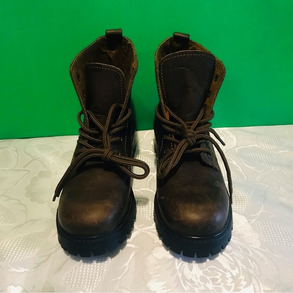 Greatland Genuine Brown Leather Boots Size 7 Made in Portugal NWOT - Picture 4 of 11